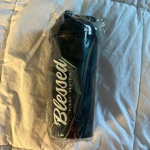 Blessed protein shaker bottle